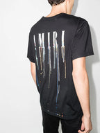 Amiri Paint Drip Core Logo Tee Black