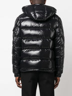 Moncler Maya Hooded Short Down Jacket Black