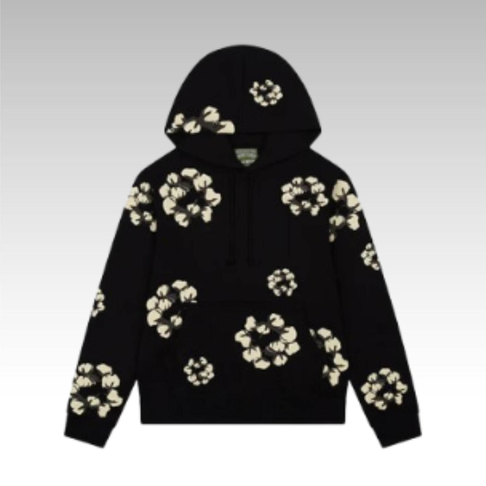 Denim Tears x CPFM Cactus Tears Wreath Hoodie Black