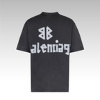 Balenciaga New Tape Type T-Shirt Medium Fit Black