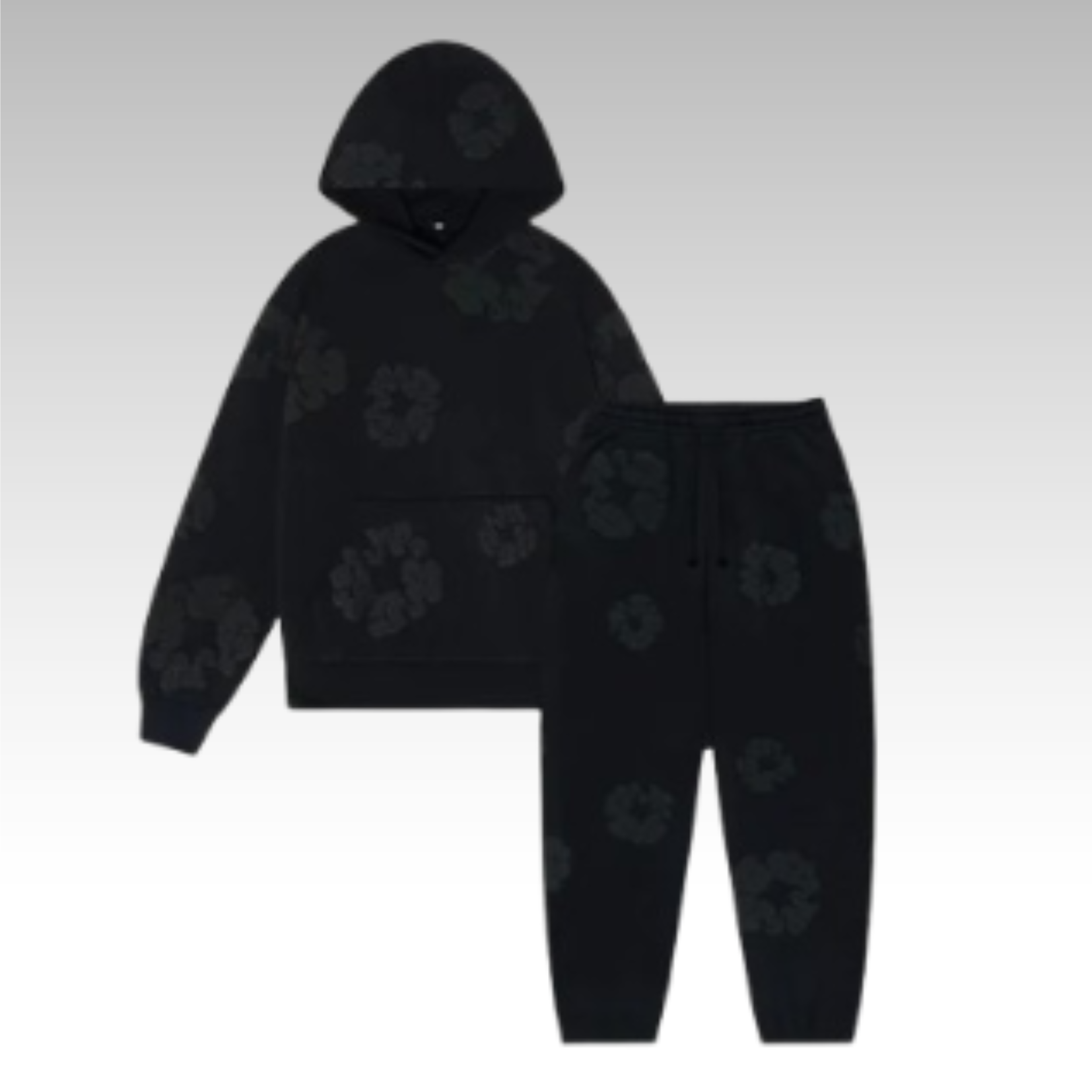 Denim Tears The Cotton Wreath Tracksuit Black