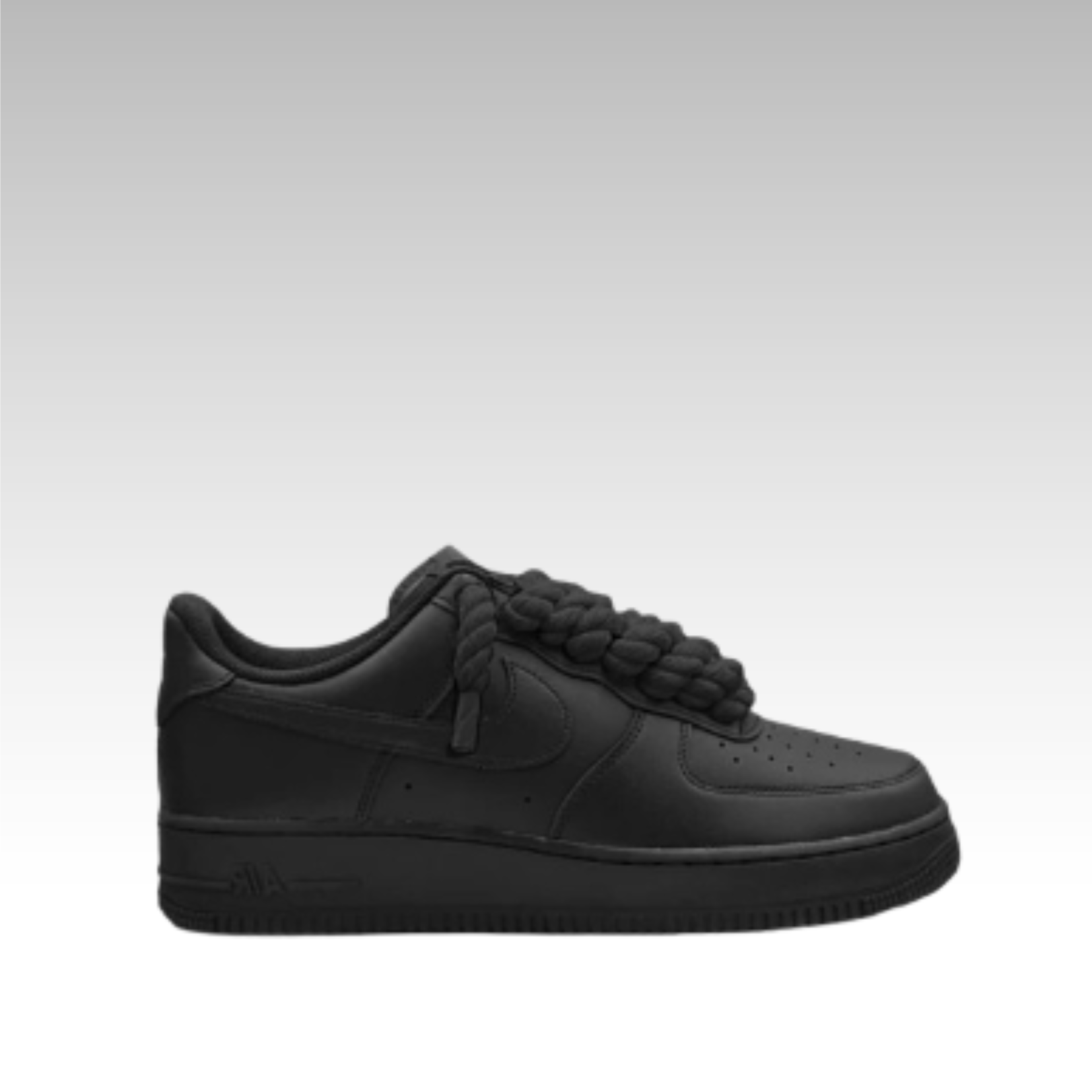 Nike Air Force Rope Laces Black