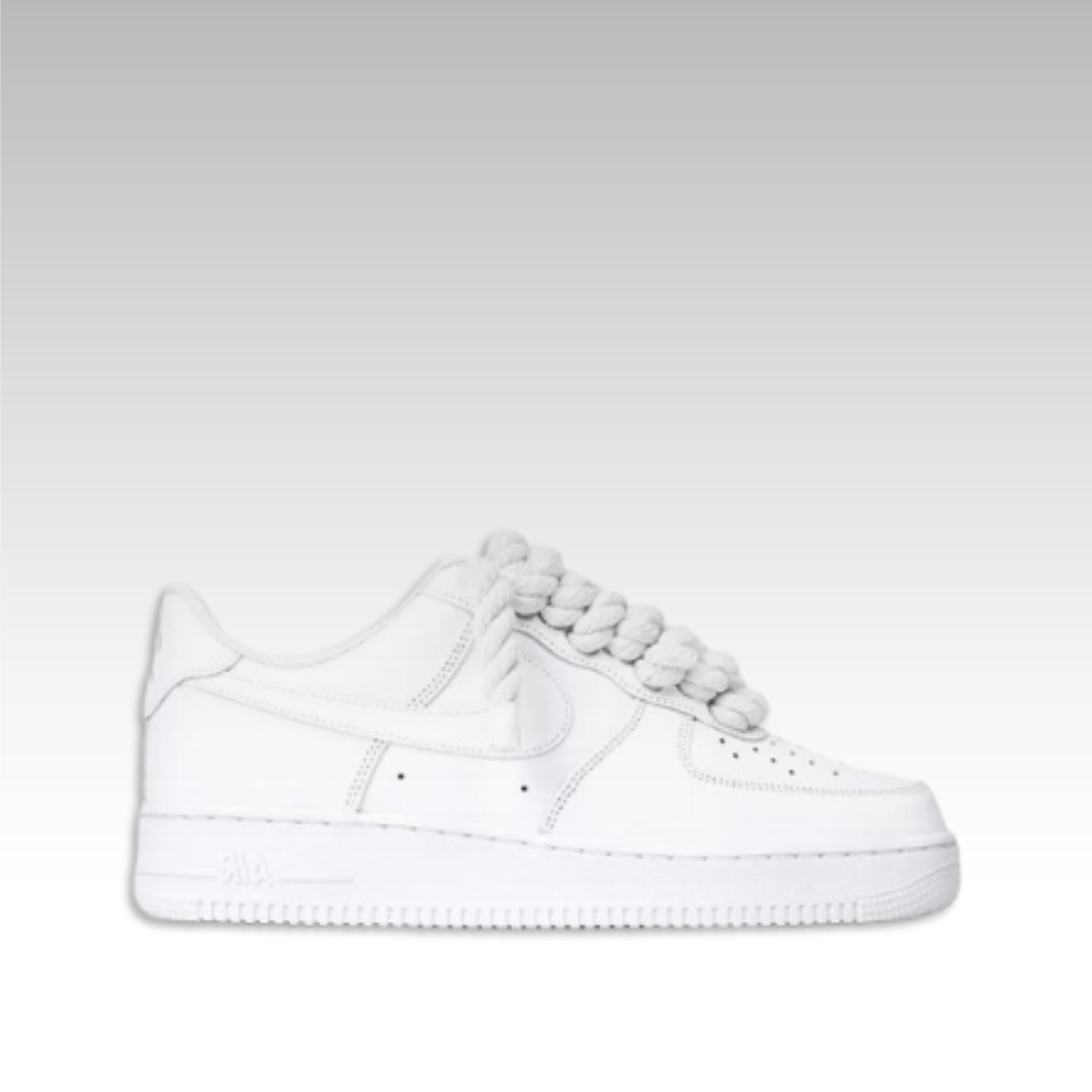 Nike Air Force Rope Laces White