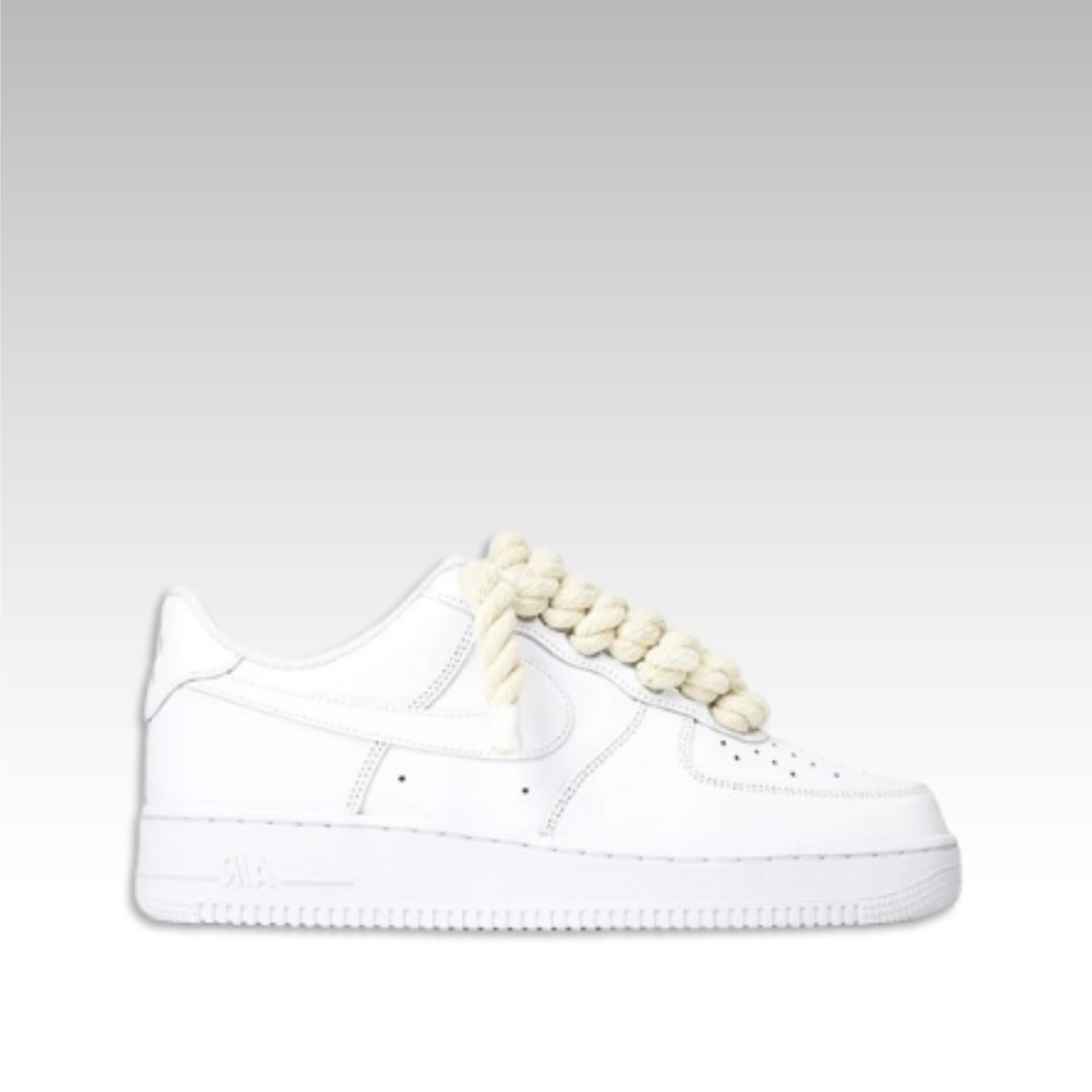 Nike Air Force Rope Laces White