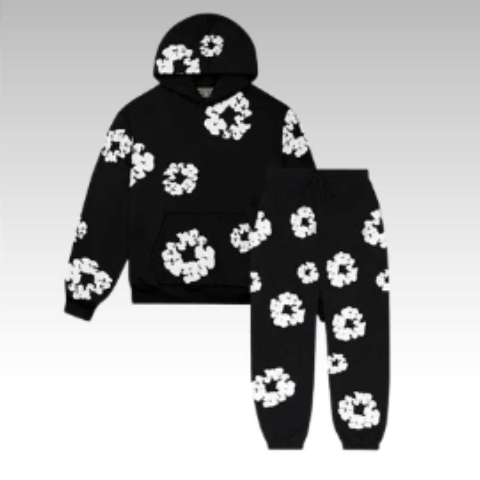 Denim Tears The Cotton Wreath Tracksuit Black