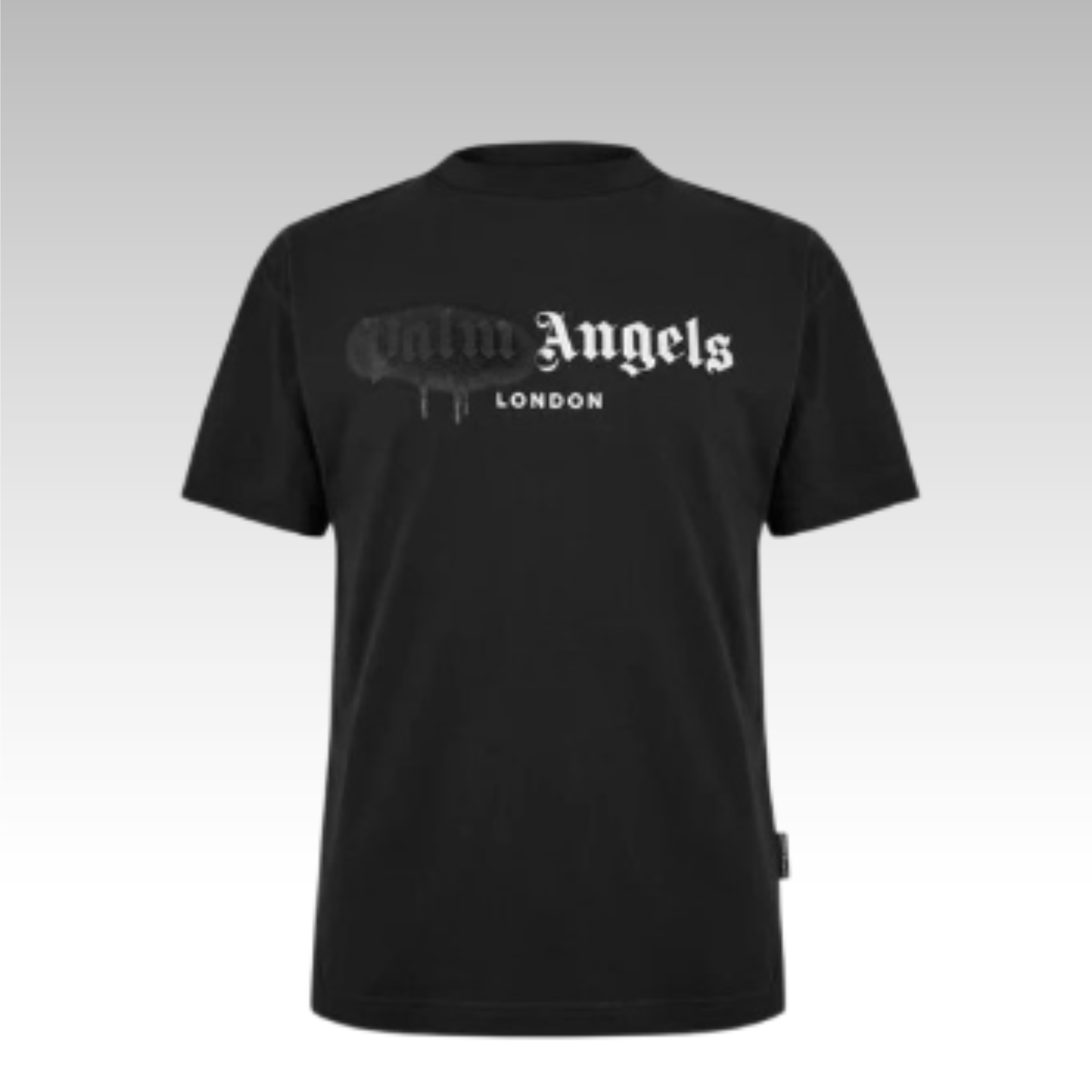 Palm Angels London Sprayed T-Shirt Black