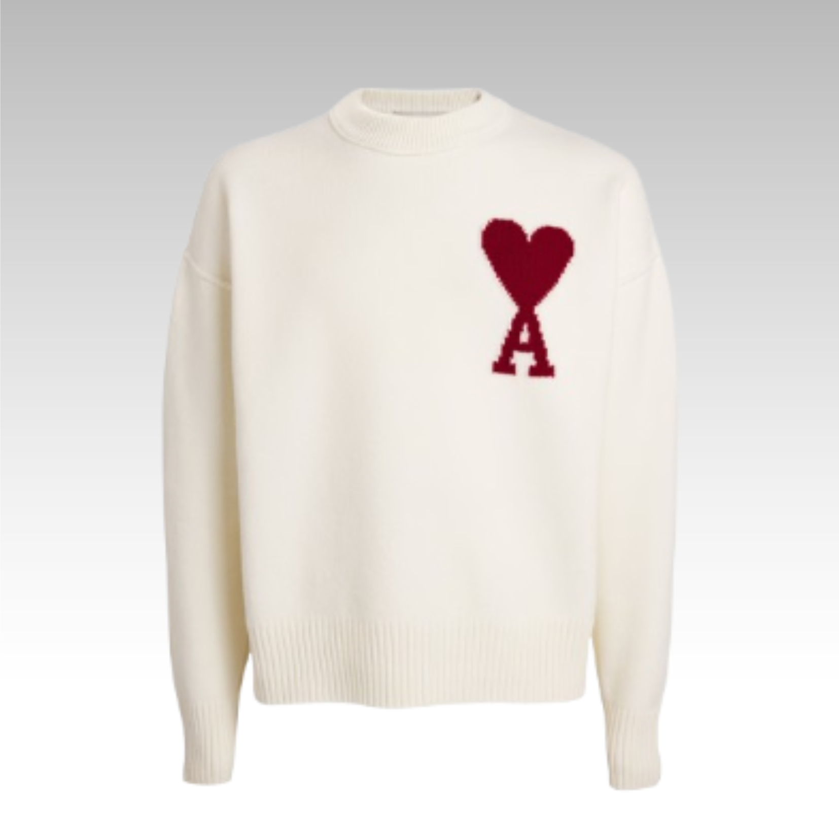 Ami Paris Wool Ami de Coeur Sweater