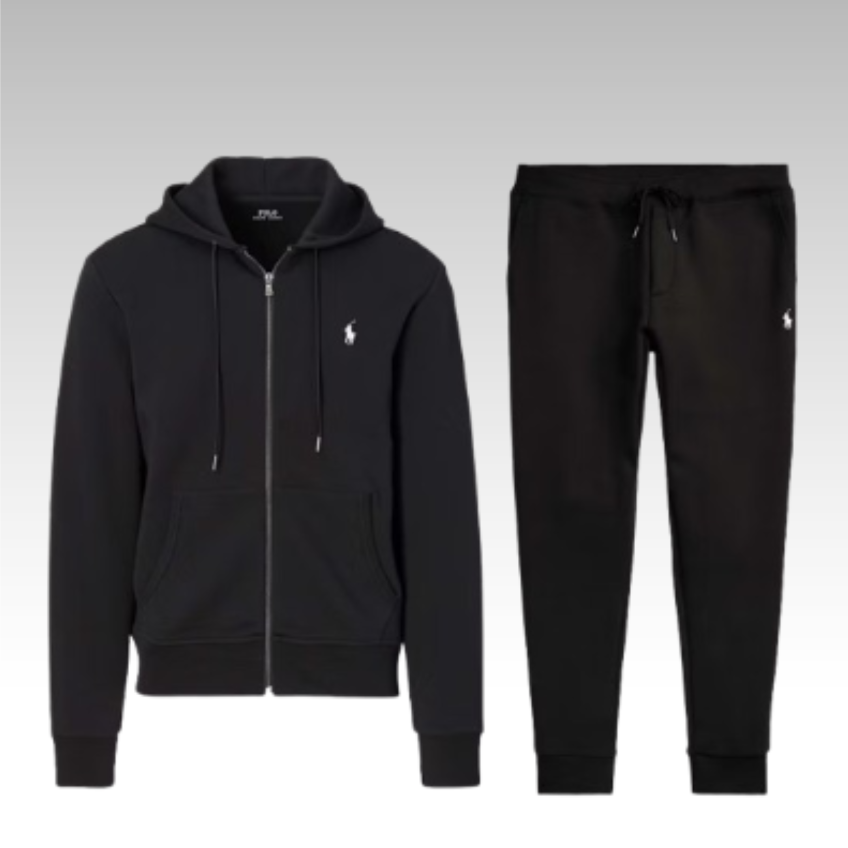 Ralph Lauren Double Knit Tracksuit Black