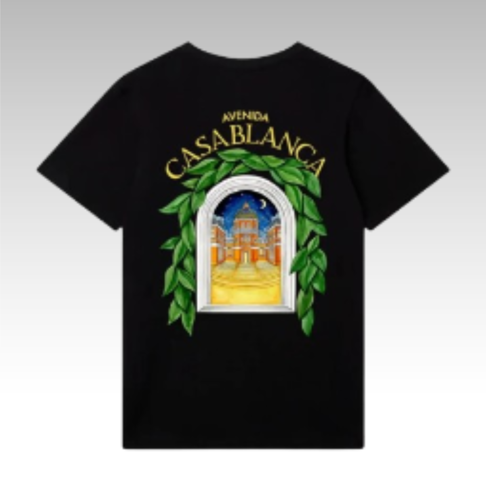 Casa Blanca Avenida Short Sleeve T-Shirt Black
