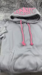 Syna World Logo Sweatshirt Grey/Pink